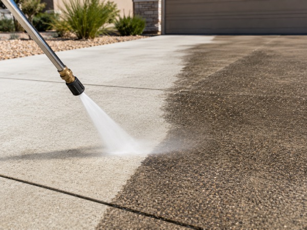 Pressure washing service card, Hesperia CA