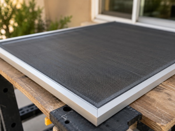 Window screen repair service card, Hesperia CA